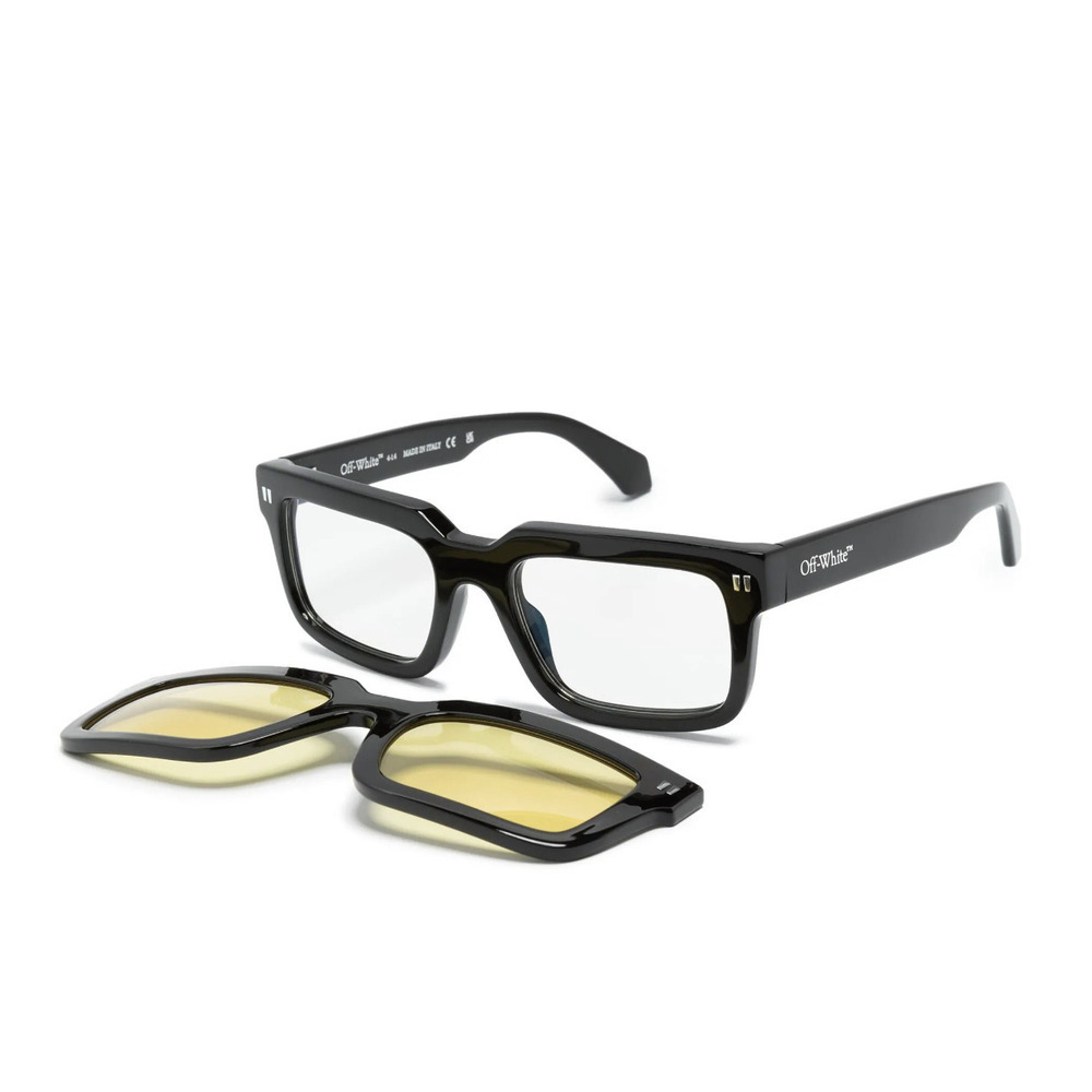 NWT Off-White OERI130S24PLA0011018 Clip On 54mm Sunglasses